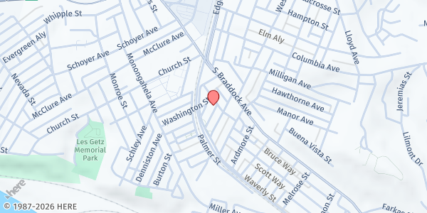 Map showing Swissvale Community Food Pantry at Swissvale Community Food Pantry, Pittsburgh, PA