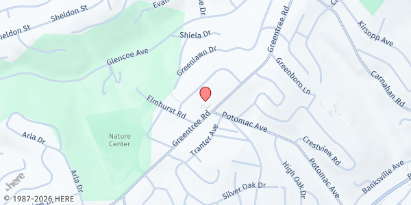 Map showing Unity Food Pantry at 1146 Greentree Rd, Pittsburgh, PA
