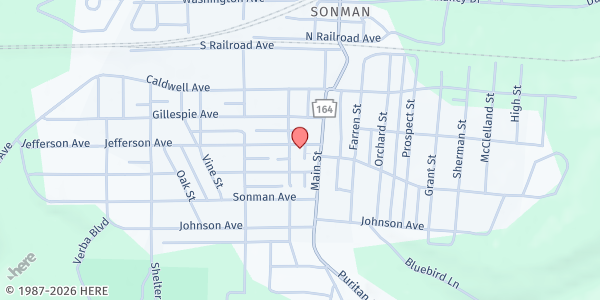 Map showing Portage Area Food Pantry at 813 Jefferson Ave, Portage, PA