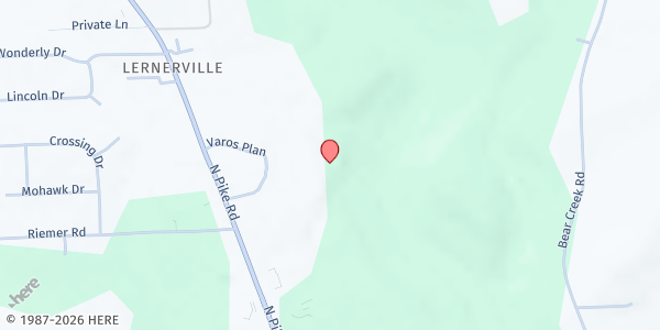 Map showing Pittsburgh Food Bank Distribution - Butler County at 313 N. Pike Rd., Sarver, PA