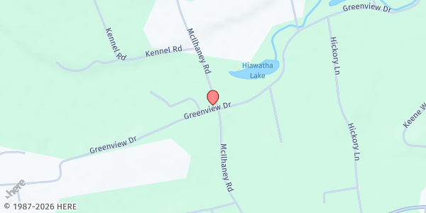 Map showing PLEASANT VALLEY ECUMENICAL at 2334 Route 209, Sciota, PA