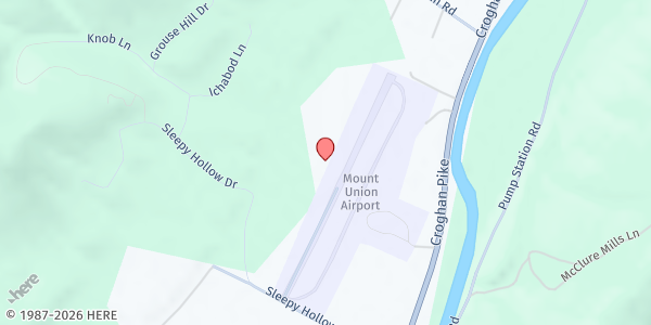 Map showing Southern Huntingdon at 16188 Croghan Pike, Shirleysburg, PA