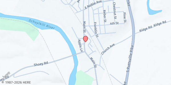 Map showing Keystone Military Families - Shoemakersville at , Shoemakersville, PA