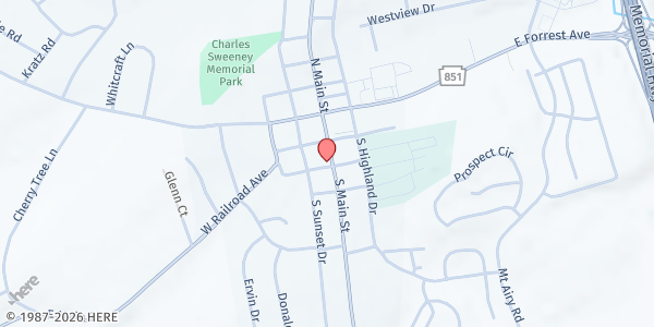 Map showing YMCA Southern Community Services at 100 Constitution Ave., Shrewsbury, PA