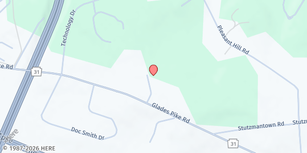 Map showing Somerset Edu Center at 6024 Glades Pike, Somerset, PA