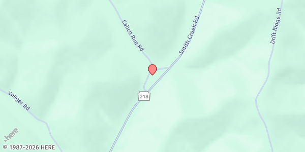 Map showing Wayne Township Pantry at 132 Spraggs Rd., Spraggs, PA