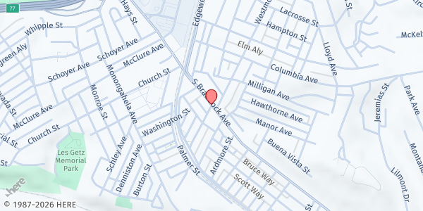 Map showing Swissvale Community Food Pantry at , Swissvale, PA