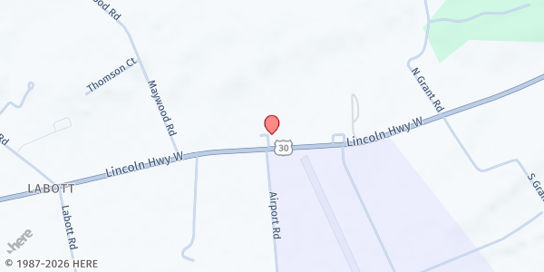 Map showing Greenway Acres at 19 Greenway Acres, Thomasville, PA