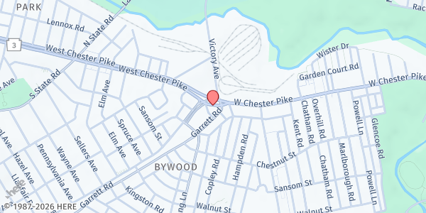 Map showing Multicultural Community Family Services at 7016 Terminal Square, Upper Darby, PA