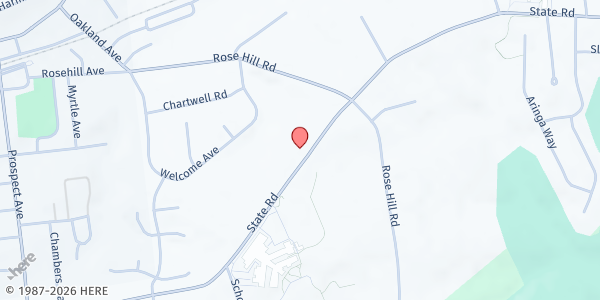 Map showing Bridge Food Pantry at Avon Grove Church of the Nazarene at 240 State Rd, West Grove, PA