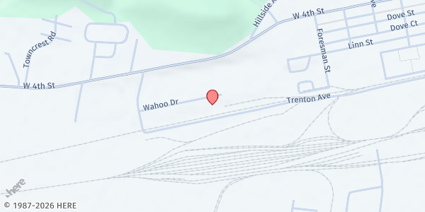 Map showing CPFB Emergency Services Williamsport at 3301 Wahoo Dr, Williamsport, PA