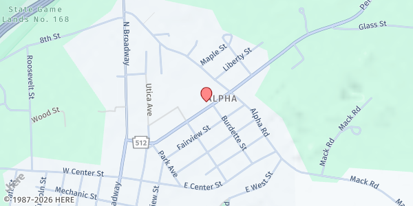 Map showing ST. ELIZABETH / ST. JOSEPH at 260 North Lehigh Avenue, Wind Gap, PA