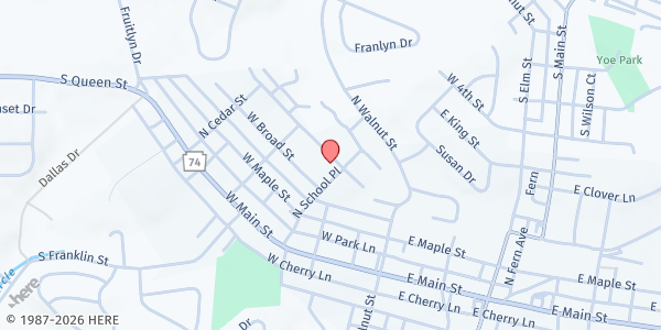 Map showing Northeast Neighborhood Association at 216 CHESTNUT STREET, YORK, PA