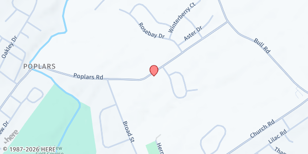 Map showing Shiloh American Legion Post 791 at 1490 Poplars Rd, York, PA