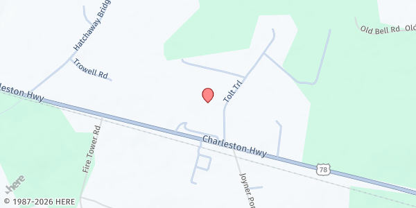 Map showing Oakwood-Windsor Food Distribution at 3773 Charleston Hwy., Aiken, SC