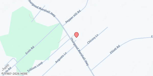 Map showing St. Mark Bloomingvale CDC at 8201 Thurgood Marshall Hwy., Andrews, SC