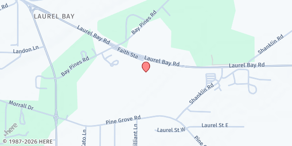 Map showing Life House Church at 40 Faith Station, Beaufort, SC