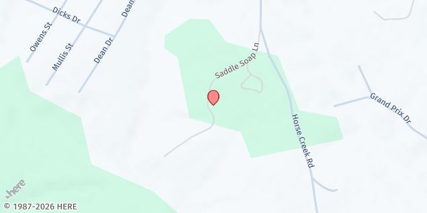 Map showing Jesus Kingdom II at 77 Saddle Soap Ln., Beech Island, SC