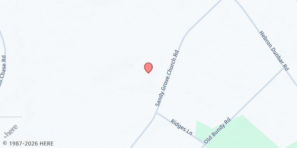 Map showing Sandy Grove Missionary Baptist at 1047 Sandy Grove Church Road, Bennettsville, SC