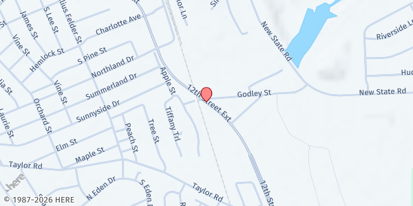 Map showing Harvest Hope Food Bank Lexington Emergency Food Pantry at 1775 12th Street Extension, Cayce, SC