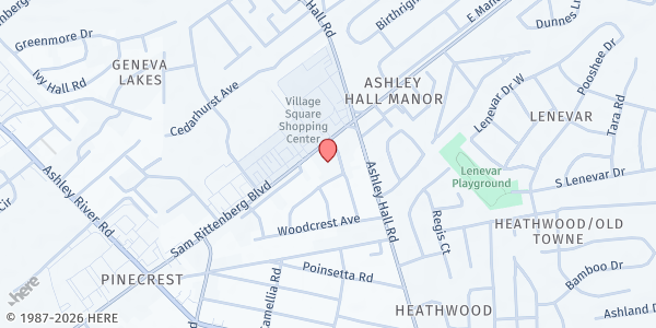 Map showing Grace United Methodist Church Outreach at 1601 Sam Rittenberg BLVD, Charleston, SC