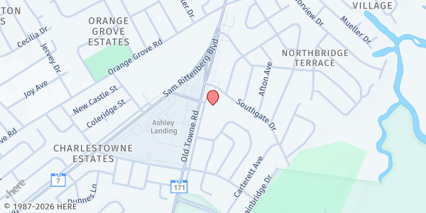 Map showing Our Lady's Pantry Coastal at 1662 Ingram Rd., Charleston, SC