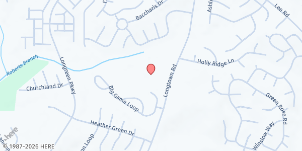 Map showing NorthStar Storehouse at 711 Longtown Rd., Clear Springs, SC