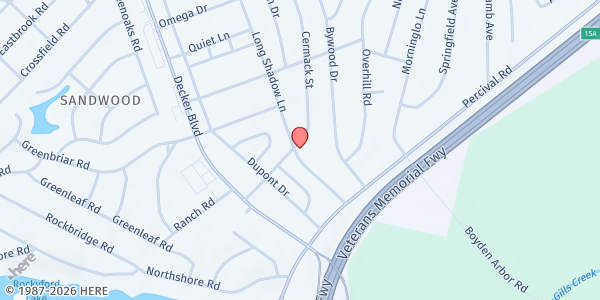 Map showing Clark Estates Of Columbia at 1703 Cermack Street, Columbia, SC