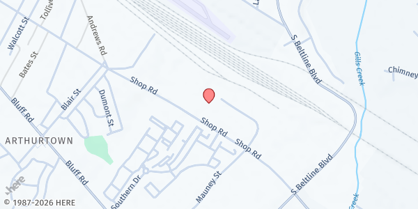 Map showing Harvest HOPE Food Bank - Columbia at 2220 Shop Road, Columbia, SC