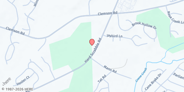 Map showing Only Gods Word Church at 4145 Hardscrabble Rd., Columbia, SC