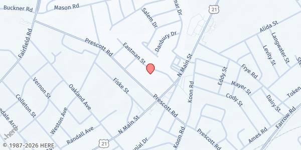 Map showing Wiley Kennedy Family Center at 1037 Eastman St., Columbia, SC