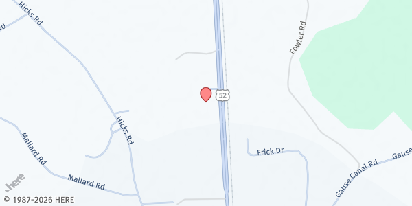 Map showing Believers Holiness Church at 4301 Hwy. 52 N., Coward, SC