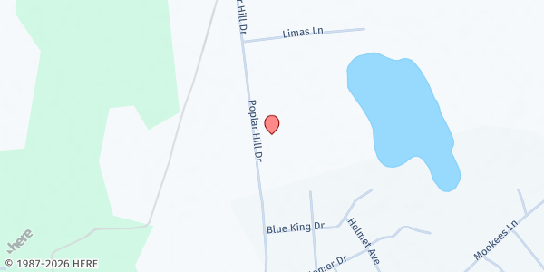 Map showing Tri-Community Center at 1708 Poplar Hill Drive, Cross, SC