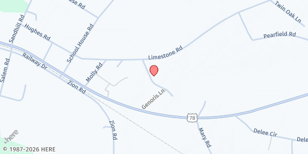 Map showing Morris Chapel UMC at 115 Morris Chapel Rd, Dorchester, SC