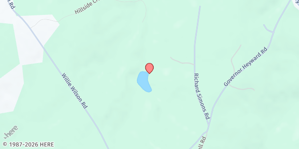 Map showing Victory Ranch at 1047 Richard Simmons Rd., Eastover, SC