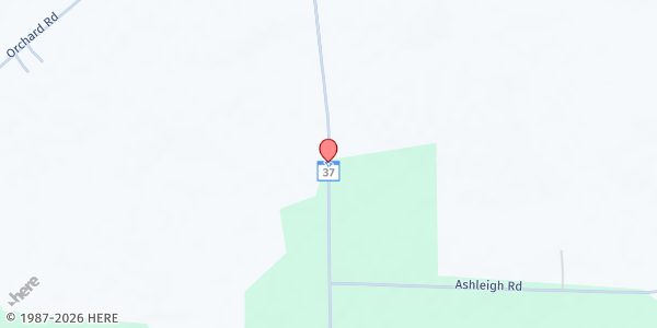 Map showing New Jerusalem Church at 2505 SC Hwy. 37, Elko, SC