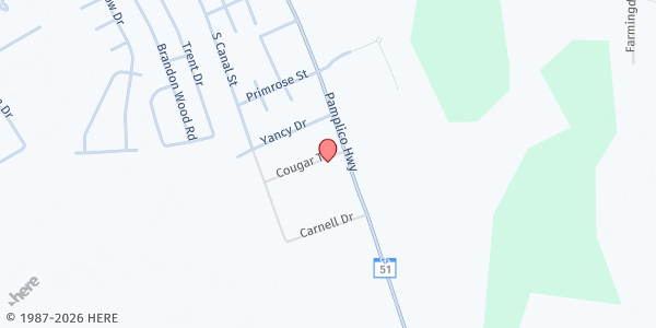 Map showing Bread of Life Community Development Corporation at 2800 Pamplico Highway, Florence, SC