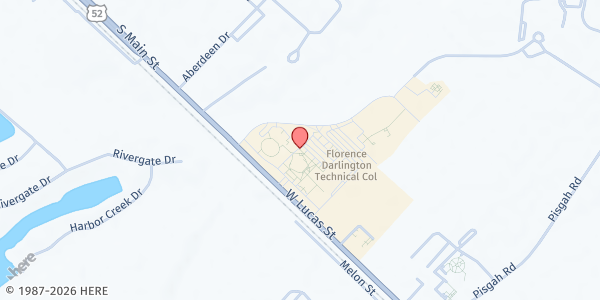Map showing Families Engagement Program - Florence at 2715 W. Lucas St., Florence, SC