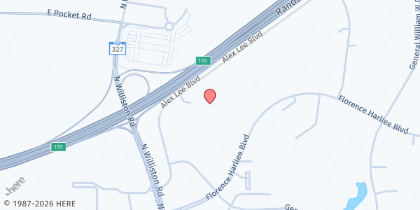 Map showing Pee Dee at 2701 Alex Lee Boulevard, Florence, SC