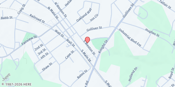 Map showing James Monroe Mission House - Trinity UMC at 401 South Weston Street, Fountain Inn, SC