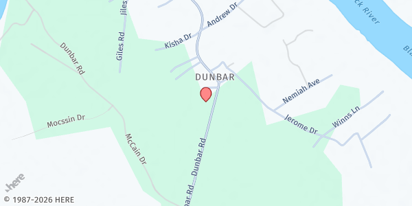 Map showing Mt. Olive Baptist Church at 2011 County Rd S-22-179, Georgetown, SC