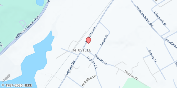 Map showing Valley Outreach Interfaith Center at 1469 Augusta Rd., Gloverville, SC