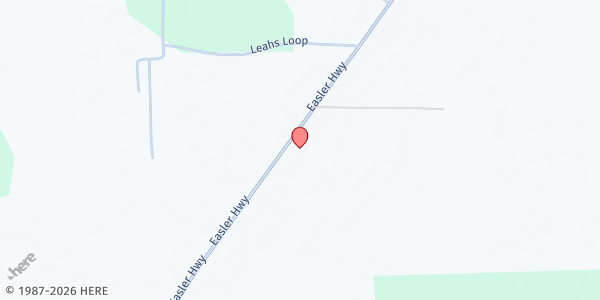 Map showing St. John Community Food Ministry at 2468 Easler Hwy., Greeleyville, SC