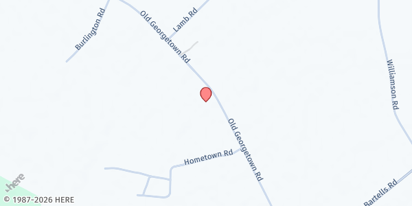 Map showing Greater St. Mark AME Church at 1297 Old Georgetown Rd, Hemingway, SC