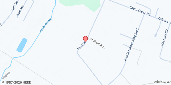 Map showing St. John Foundation Of Hopkins at 230 J. W. Neal Cir., Hopkins, SC