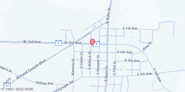 Map showing Lake View Methodist Church at Lake View Methodist Church, Lake View, SC