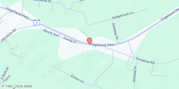 Map showing HOPE In Lancaster at 2008 Pageland Hwy, Lancaster, SC