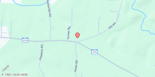 Map showing Ebenezer Welcome-Bread Of Life Food Pantry at 4005 Highway 414, Landrum, SC