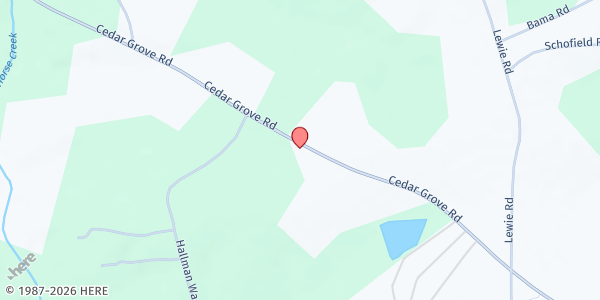 Map showing First Calvary Baptist Food Pantry at 2320 Cedar Grove Road, Leesville, SC