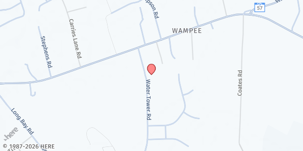 Map showing Father's Cup Community Pantry at 2357 Water Tower Rd, Longs, SC